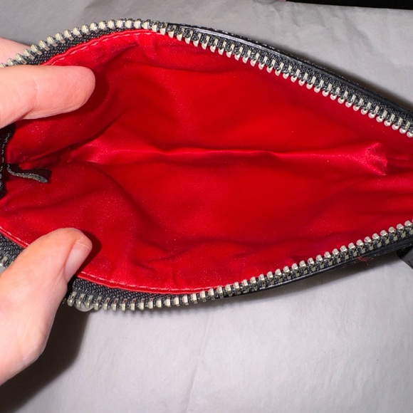 Coach Poppy RARE Plaid Sparkly Convertible Mini Bag/Clutch/Wristlet LIKE NEW - Picture 8 of 13